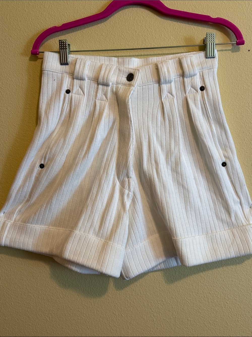 Seattle Gear Women's White Ribbed High-Waist 100% Cotton S made in USA Seattle